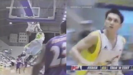 Jimmy Alapag with the first and only dunk of his career