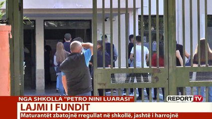 Report TV - Sot provimi i fundit për maturantët! Do testojnë njohurinë në lëndët me zgjedhje