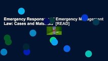 Emergency Response and Emergency Management Law: Cases and Materials  [READ]