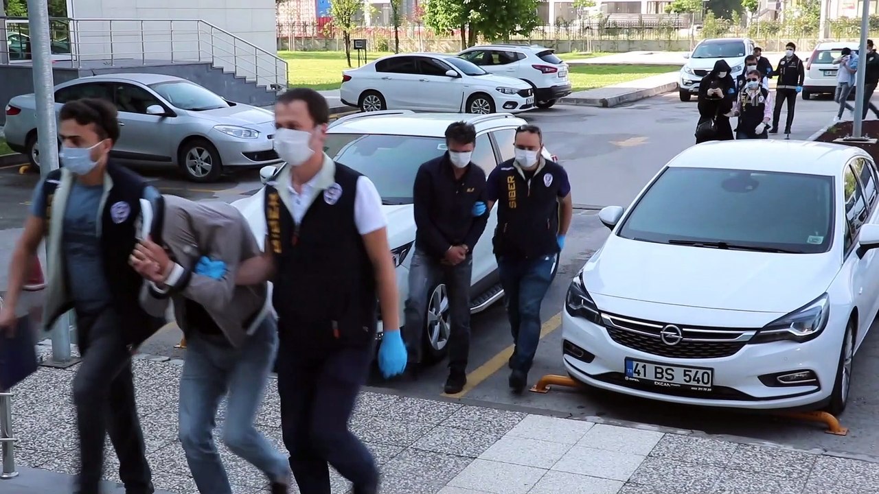 Bolu merkezli suç örgütü operasyonunda gözaltına alınan zanlılar adliyeye sevk edildi - BOLU