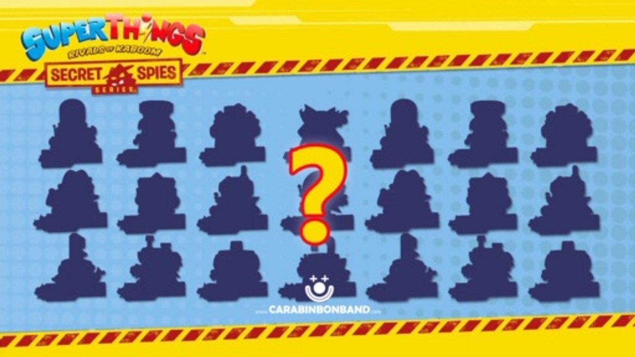 Casi todos los NUEVOS PERSONAJES de #SUPERTHINGS SECRET SPIES - By CARA BIN BON BAND
