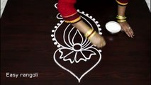 creative and easy, rangoli designs ,without dots,    kolam designs simple ,with out dots,    muggulu