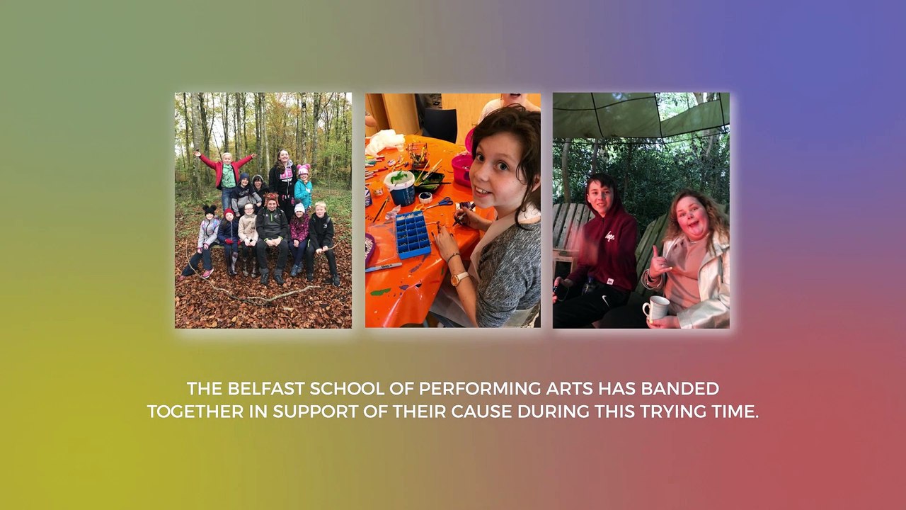 Students from Belfast School of Performing Arts perform  'Sing'
