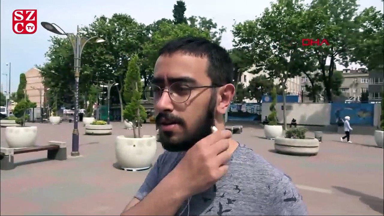 Maske takma zorunluluğunun ilk gününde Sultangazi'de ilginç görüntüler