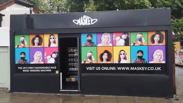 UK's 'first face mask vending machines' launch in London