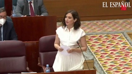 Ayuso dice que sin su gestión habría "el triple" de sanitarios contagiados