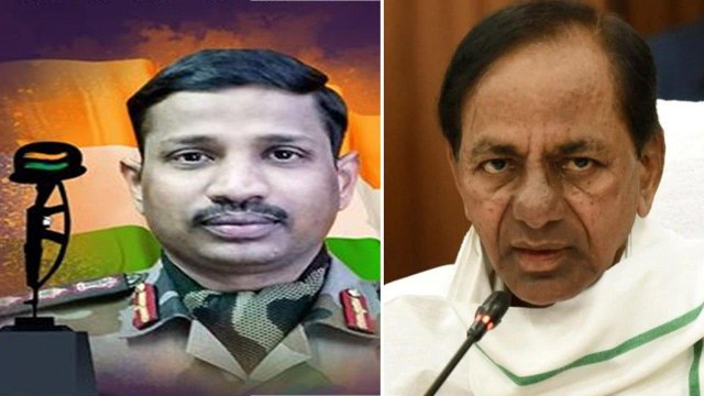 Colonel Santosh Babu Bronze Statue in Suryapet Chowrasta: Telangana Govt