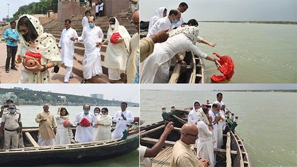 Sushant Singh Rajput's Family Immerses His Ashes In Ganga