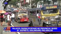 Palasyo: Pagbalik-biyahe ng provincial buses at jeepneys, kailangang pag-aralan