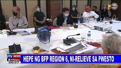 Hepe ng BFP Region 6, ni-relieve sa pwesto