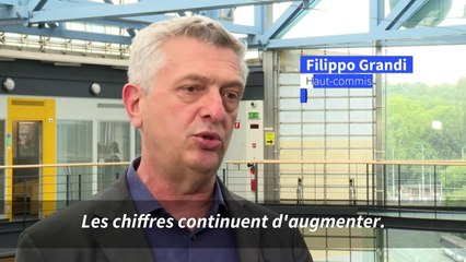 Déplacés dans le monde: plus de 1% de l'humanité, un record (ONU)