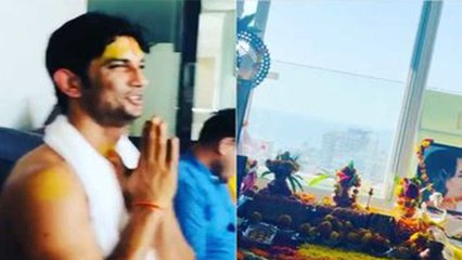 Sushant ने मनाया था Traditional अंदाज में Birthday, पूजा करते आए थे नजर | FilmiBeat