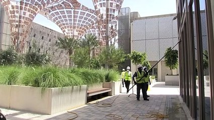 سباق حتى النهاية لتسليم أعمال البناء في "مدينة" اكسبو دبي