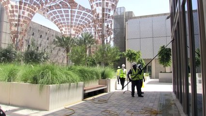 سباق حتى النهاية لتسليم أعمال البناء في "مدينة" اكسبو دبي