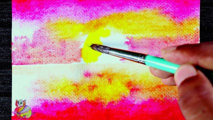 Watercolor Painting Tutorial | Watercolor Drawing Step By Step | Watercolor Painting Ideas For Beginners