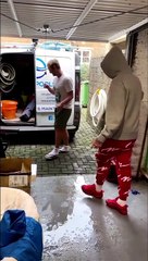 Brother and sister prank war