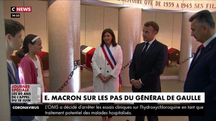 18-juin : Emmanuel Macron sur les pas du général de Gaulle