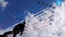 Appel du 18 juin : la Patrouille de France et les Red Arrows de la RAF survolent Paris
