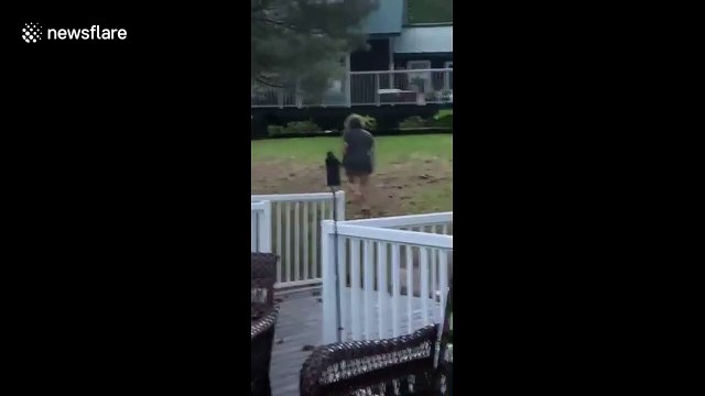 Family run as 'microburst' wind storm blows through Canada lake