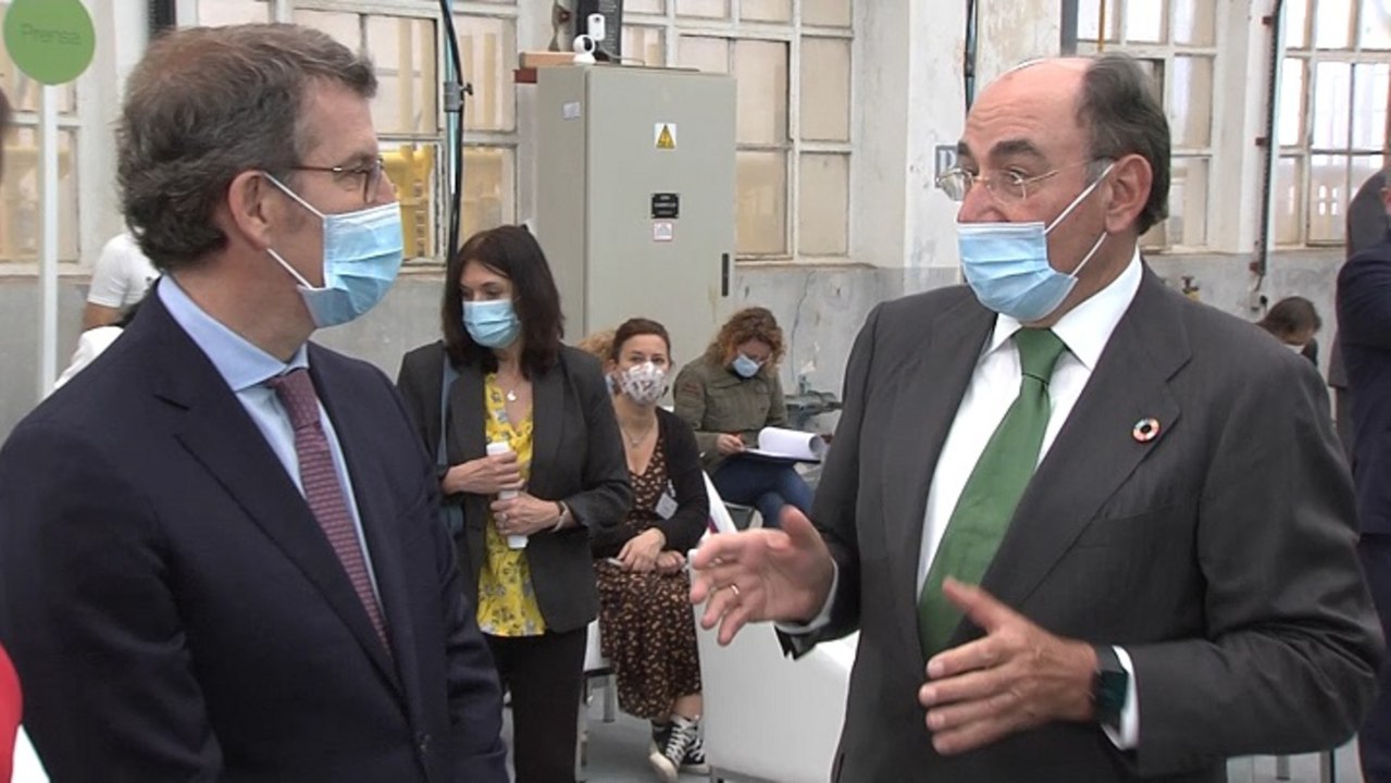 Feijóo asiste al acto para la construcción de cimentaciones del parque eólico marino