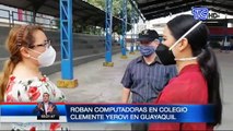 Delincuentes robaron computadoras y proyectores en un colegio del sur de Guayaquil