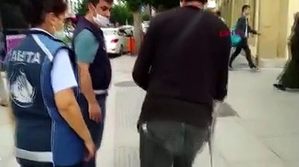 Dilencilik yaparken yakalandı, 'polis çağırın şikayetçiyim' dedi