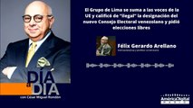 El Grupo de Lima se suma a las voces de la UE y calificó de “ilegal” la designación del nuevo Consejo Electoral venezolano y pidió elecciones libres