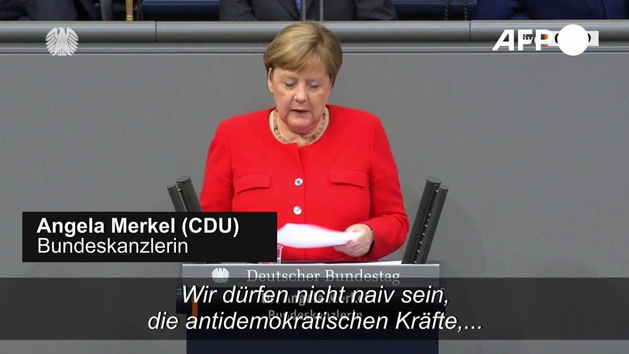 Merkel stichelt gegen die AfD