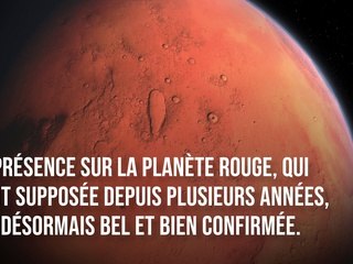 Pour la première fois, une lueur verte détectée dans l'atmosphère de la planète Mars