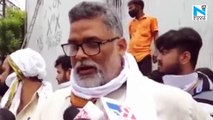 India- China tension: Pappu Yadav climbs JCB machine in protest of China