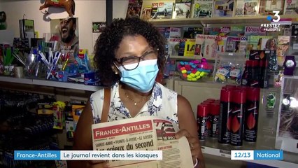 Presse : le journal "France-Antilles" de retour dans les kiosques