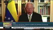 ONU debate discriminación racial hacia población afrodescendiente