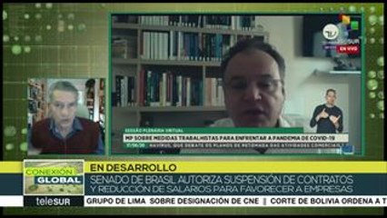 Almeida: Bolsonaro tiene afán de destruir derechos laborales en Brasil