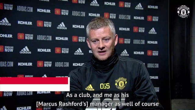 Manchester United incredibly proud of Marcus Rashford - Solskjaer