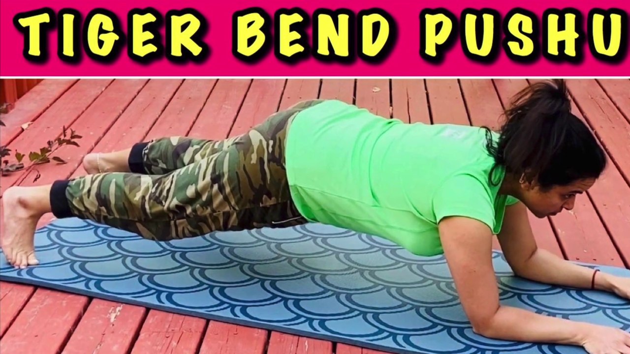 Tiger bend Pushups