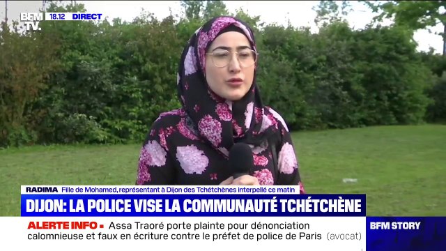 La fille du représentant des Tchétchènes à Dijon fait part de son incompréhension après l'interpellation de son père