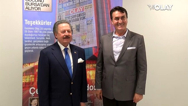 Osmangazi Belediye Başkanı Mustafa Dündar'dan Olay Medya'ya ziyaret