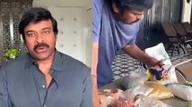 BOSS MEGA STAR CHIRANJEEVI garu about Carona Crisis Charity | సినీ కార్మికుల కోసం ..మలివిడత సరుకులు పంపిణీ