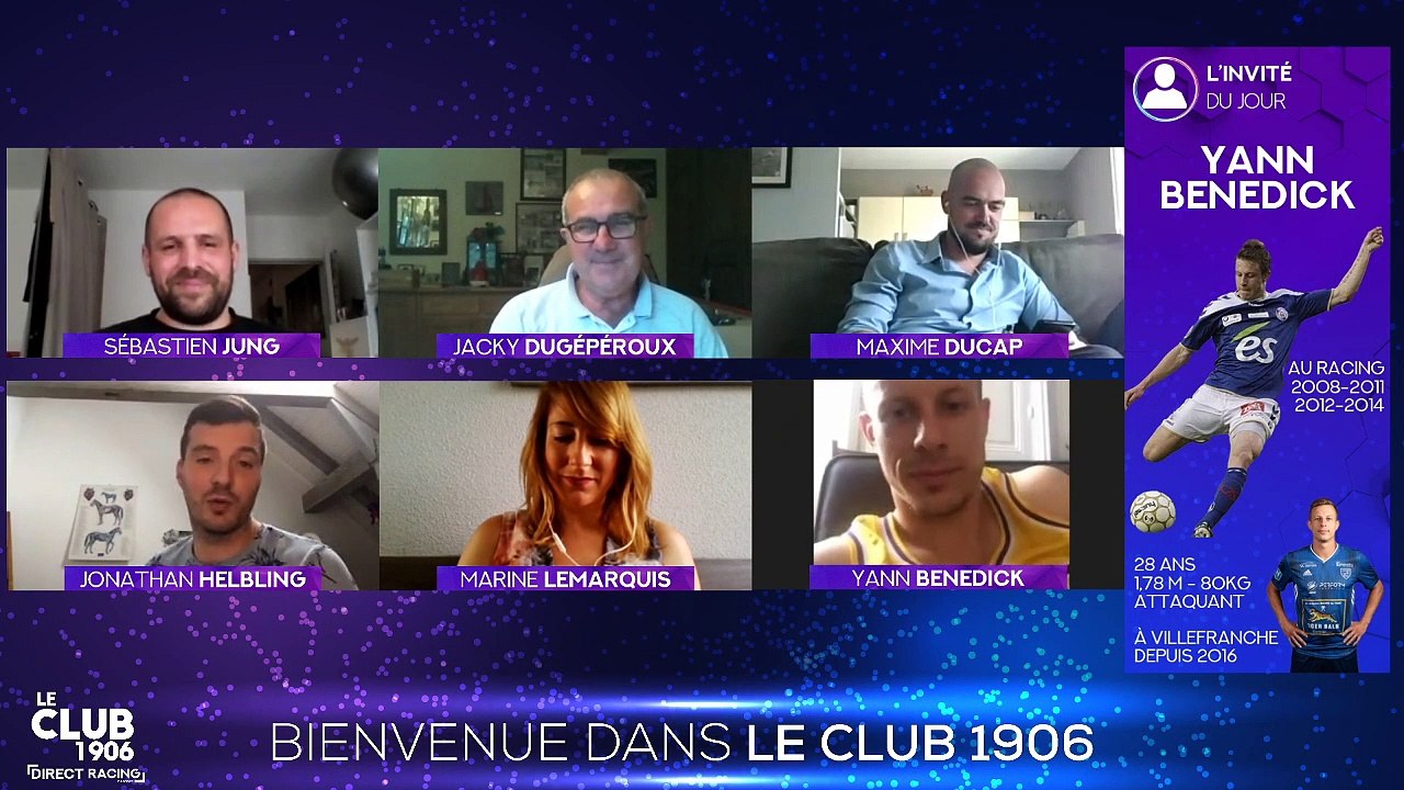 Yann Benedick est l'invité du Club 1906