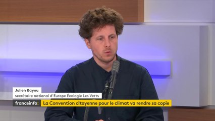 Convention citoyenne sur le climat : "Une belle innovation démocratique" pour Julien Bayou qui "attend du concret"