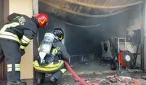 Saccolongo (PD) - Incendio in un garage, evacuati residenti (18.06.20)