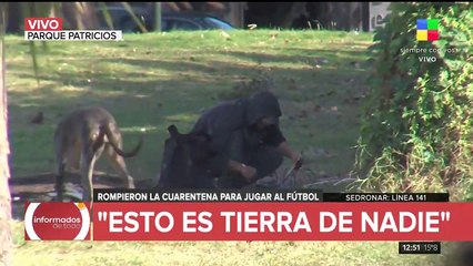 ROMPIERON LA CUARENTENA PARA JUGAR AL FÚTBOL | Son delincuentes y venden drogas detrás del Garrahan