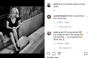 Duffy shares new track following kidnap and rape ordeal