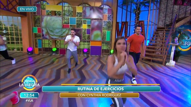 ¡Vamos a ejercitarnos con Cynthia Rodríguez y todo nuestro equipo de VLA! | Venga La Alegría