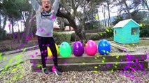 Las ratitas encuentran huevos gigantes de colores aprende ingles para niños for kids