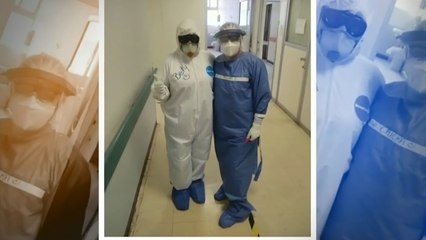 Enfermera IMSS reparte libros a pacientes COVID para motivarlos a luchar y vivir