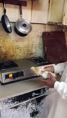 Il enlève les cafards avec un poulet qui les mange tous !