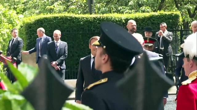 Appel du 18 juin: Emmanuel Macron exprime la reconnaissance infinie de la France à Londres
