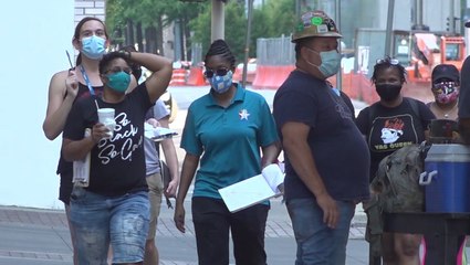 Houston mayor pleads for people to mask up in the heat