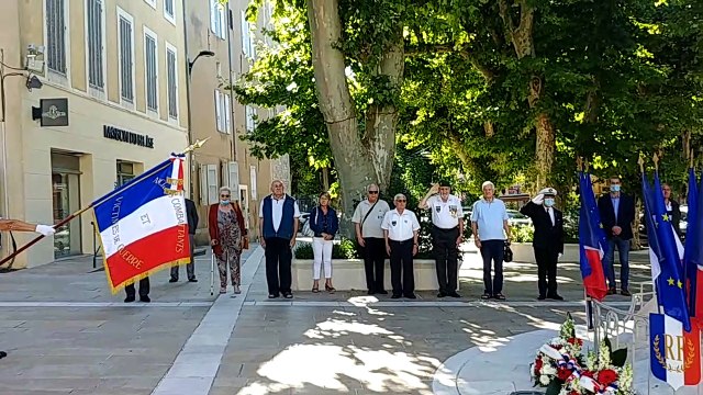 80e anniversaire de l'appel du Général de Gaulle, TRETS 18 juin 2020